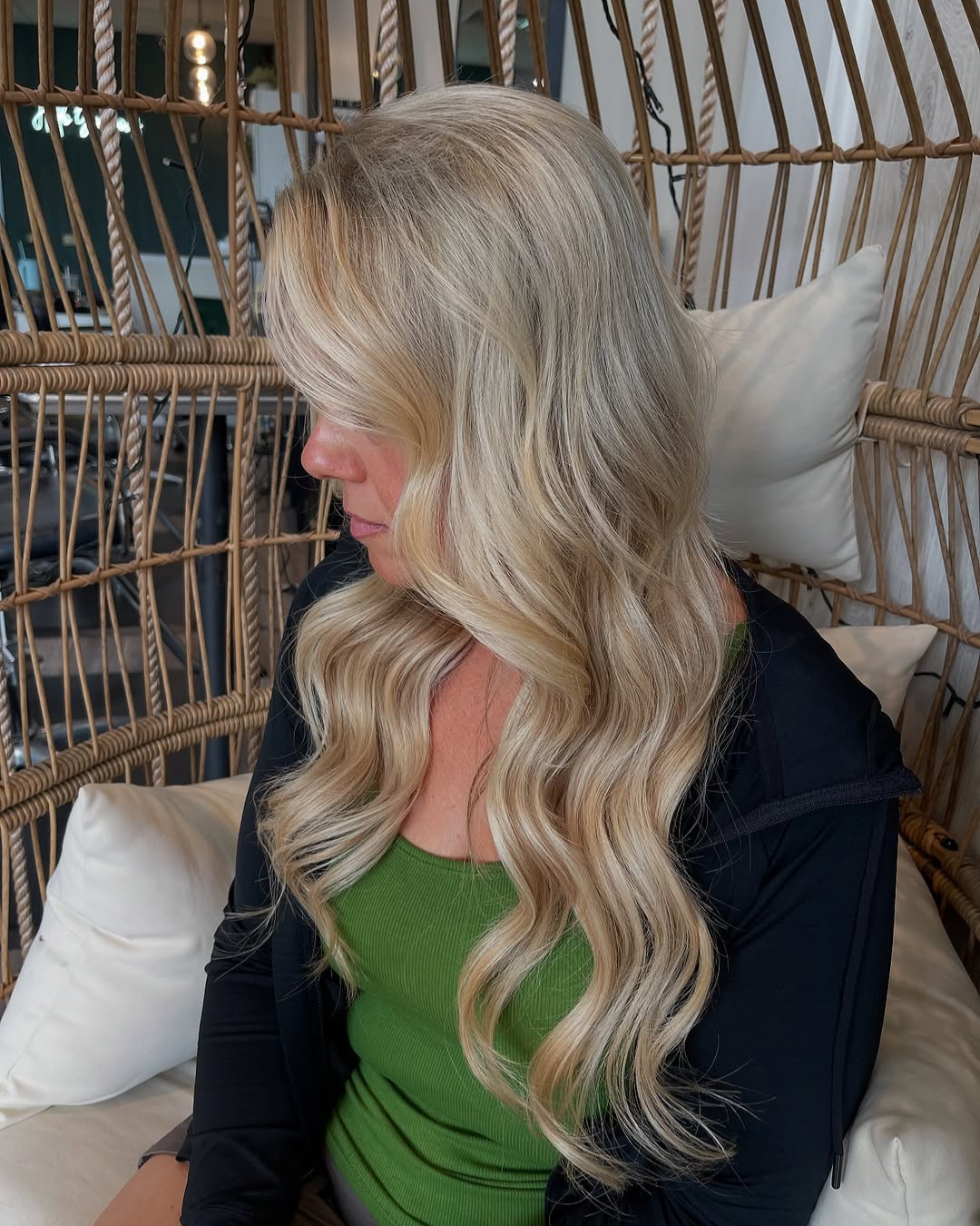 Custom Hair Extension Install